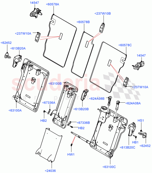 Part Diagram for Land Rover LR155435