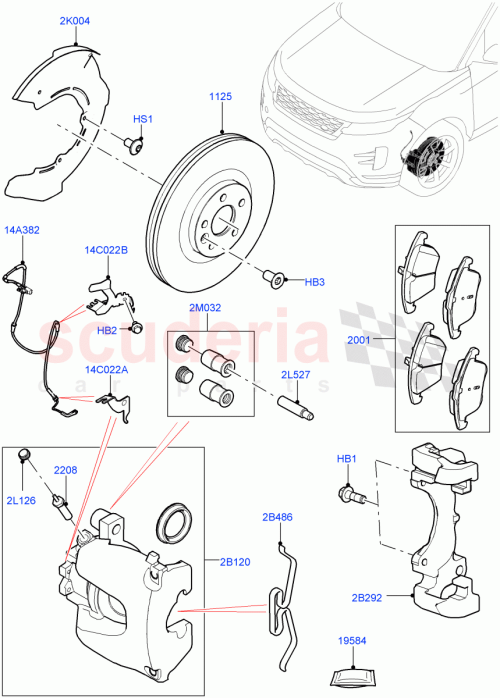 Part Diagram for Land Rover LR139520