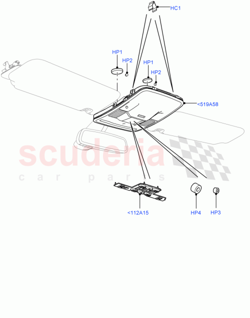 Part Diagram for Land Rover LR064856