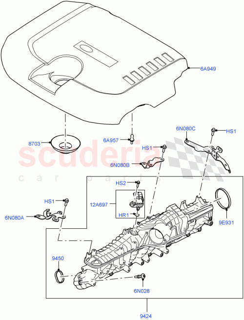 Part Diagram for Land Rover LR130401