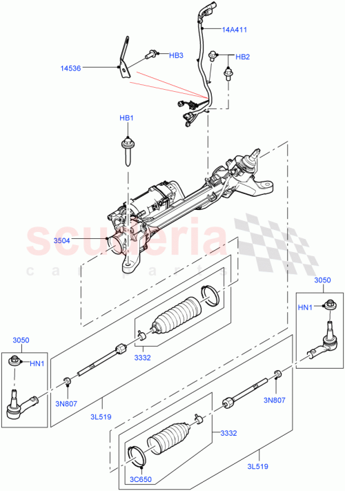Part Diagram for Land Rover LR107366