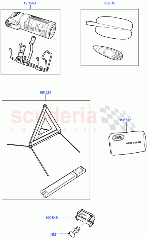 Part Diagram for Land Rover LR011186