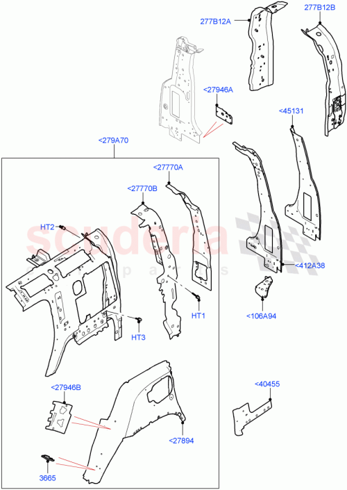 Part Diagram for Land Rover LR132243
