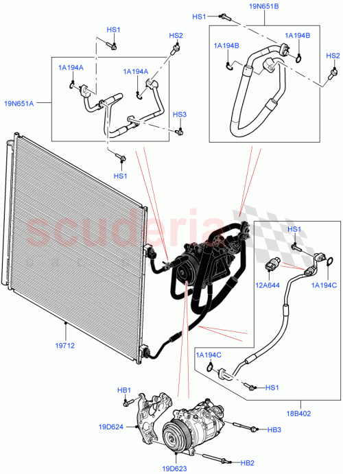 Part Diagram for Land Rover LR153389