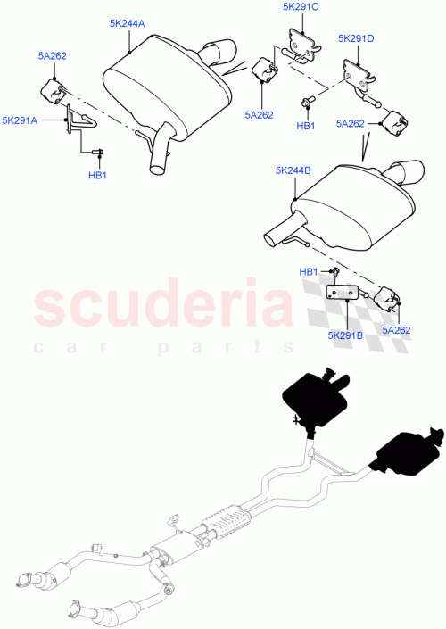 Part Diagram for Land Rover LR054763
