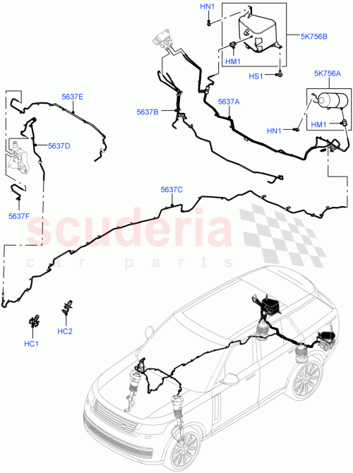 Part Diagram for Land Rover LR169121