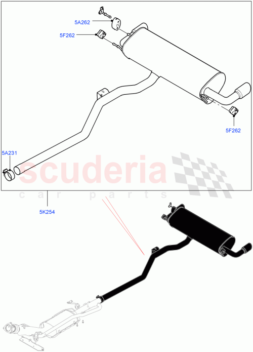 Part Diagram for Land Rover LR101994