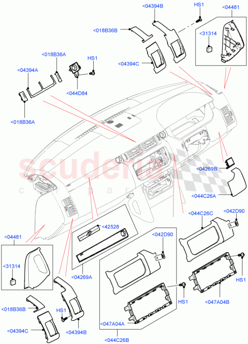 Part Diagram for Land Rover LR039390