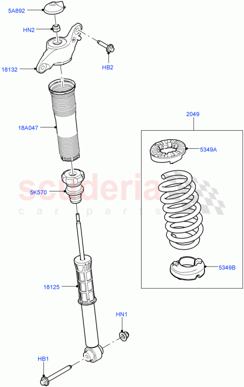 Part Diagram for Land Rover LR121281