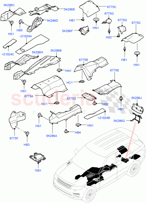 Part Diagram for Land Rover LR043849