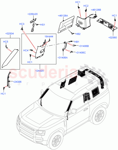 Part Diagram for Land Rover LR149632