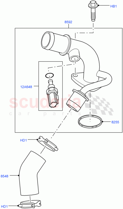 Part Diagram for Land Rover 1093094
