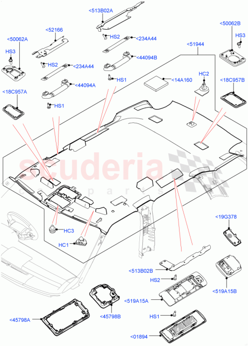 Part Diagram for Land Rover LR118253