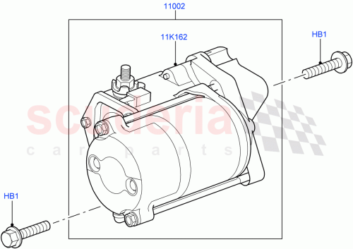 Part Diagram for Land Rover LR005977