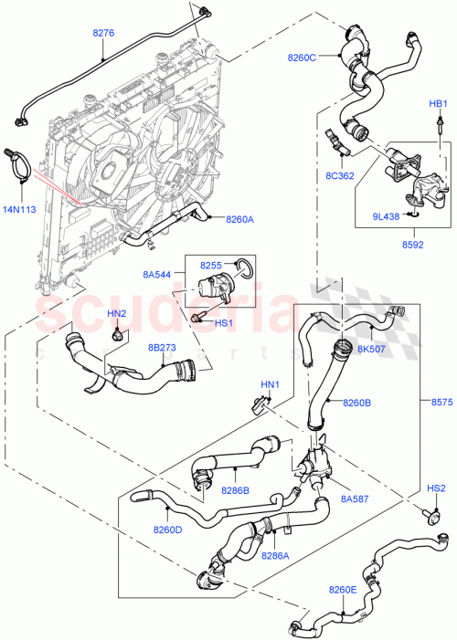 Part Diagram for Land Rover LR073371