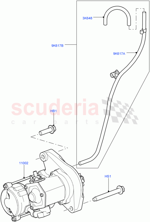 Part Diagram for Land Rover LR011263
