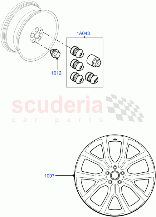 Part Diagram for Land Rover VPLCY0105