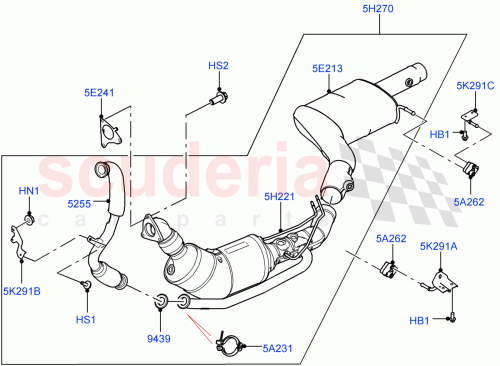 Part Diagram for Land Rover LR071092