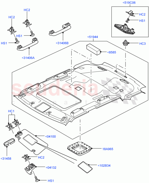 Part Diagram for Land Rover LR014660