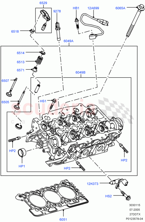 Part Diagram for Land Rover 1336545
