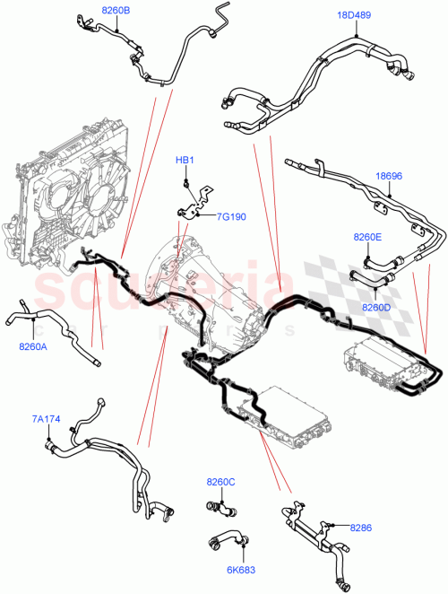 Part Diagram for Land Rover LR132417