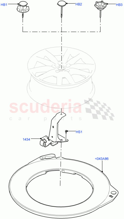 Part Diagram for Land Rover LR101438