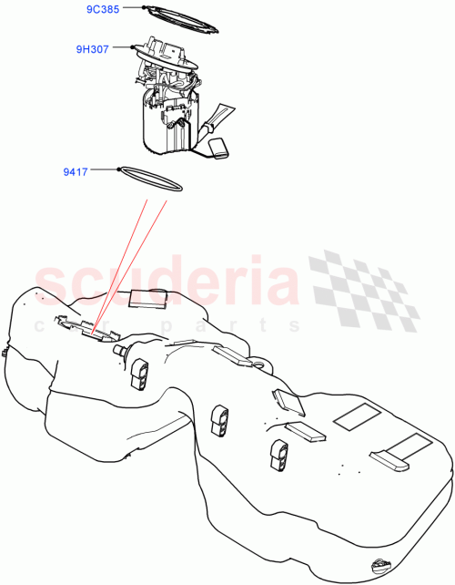 Part Diagram for Land Rover LR093000