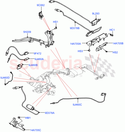 Part Diagram for Land Rover LR116513