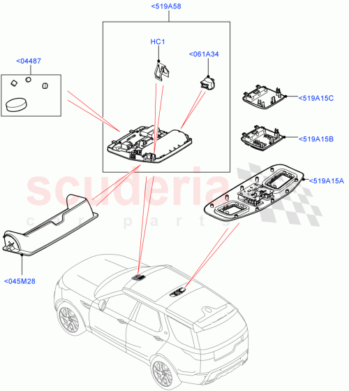 Part Diagram for Land Rover LR169801