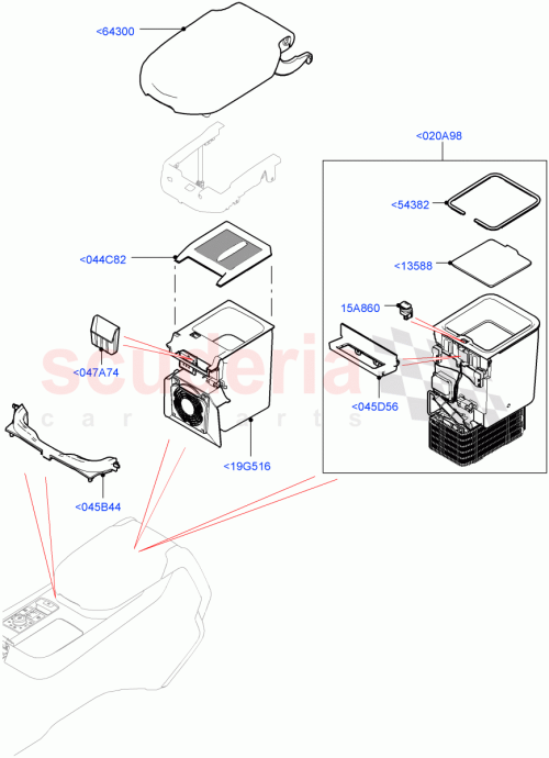 Part Diagram for Land Rover LR160025