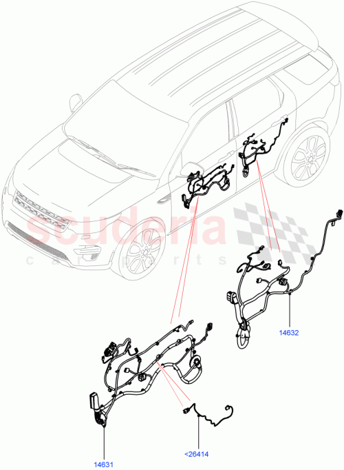 Part Diagram for Land Rover LR143605