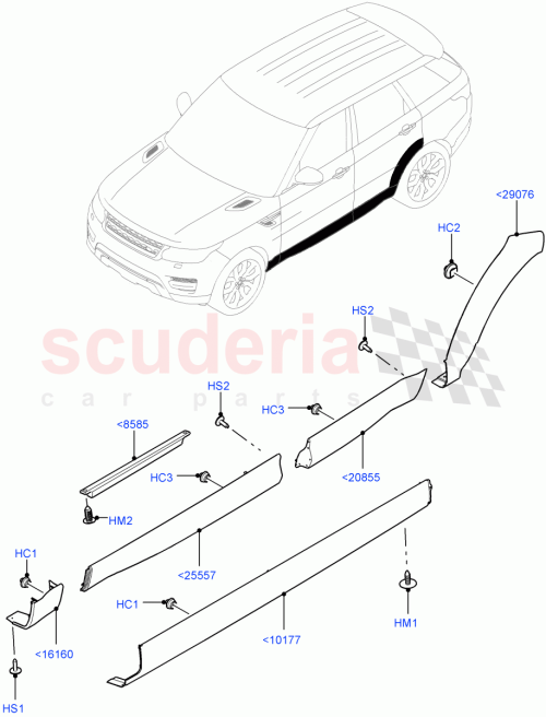 Part Diagram for Land Rover LR103623