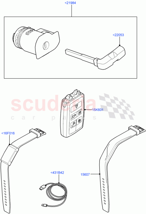 Part Diagram for Land Rover LR114619