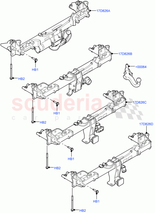 Part Diagram for Land Rover LR130320