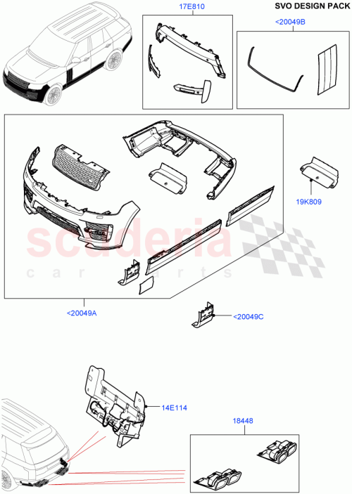 Part Diagram for Land Rover VPLGB0356