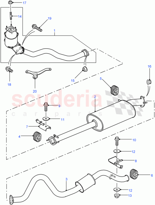 Part Diagram for Land Rover WCG103020