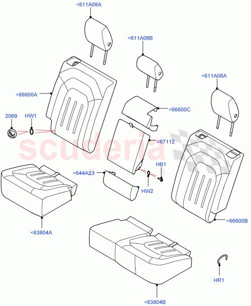 Part Diagram for Land Rover LR146492