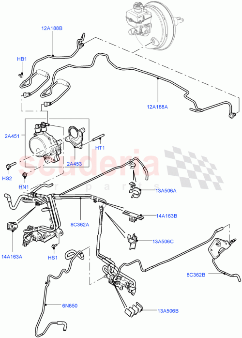 Part Diagram for Land Rover LR022954