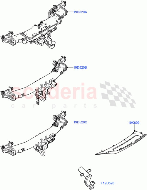 Part Diagram for Land Rover VPLKT0324
