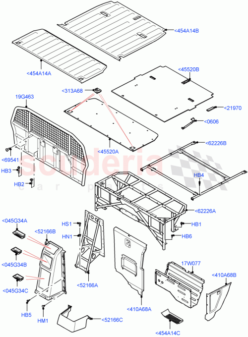 Part Diagram for Land Rover LR142868