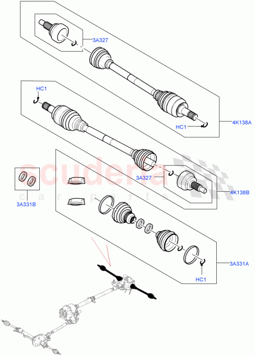 Part Diagram for Land Rover LR161703