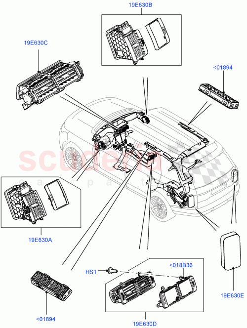 Part Diagram for Land Rover LR040342