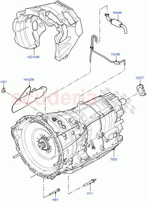 Part Diagram for Land Rover LR153874