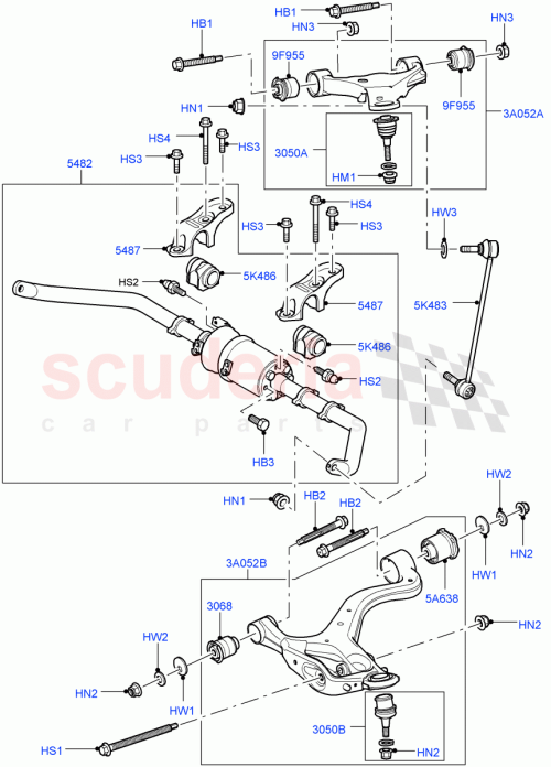 Part Diagram for Land Rover RBK500170