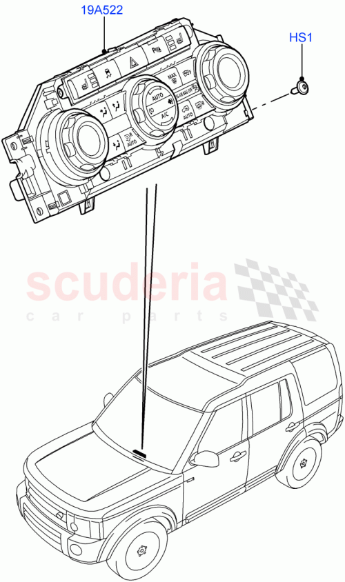 Part Diagram for Land Rover LR021215