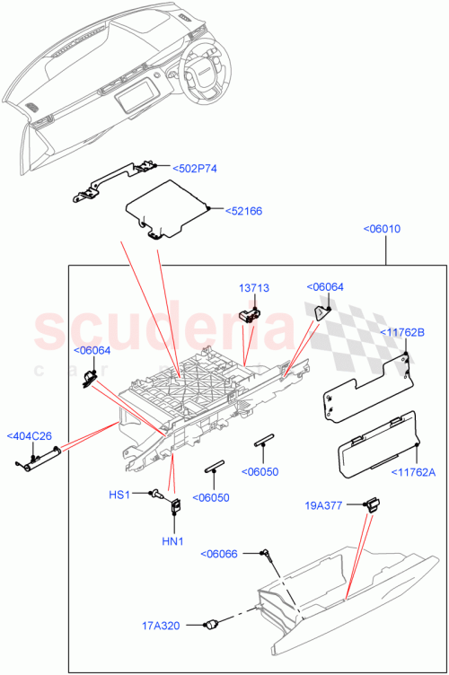Part Diagram for Land Rover LR117749