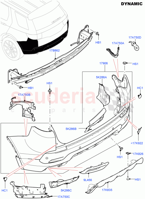 Part Diagram for Land Rover LR073262
