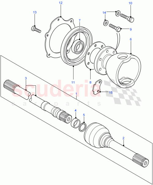 Part Diagram for Land Rover RRY500180