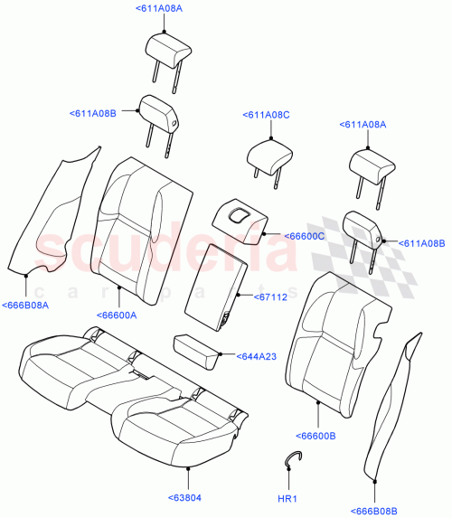Part Diagram for Land Rover LR141543