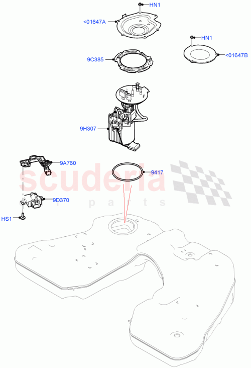 Part Diagram for Land Rover LR152285